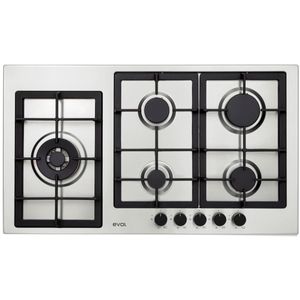 Cooktop a Gás Evol 90Cm 5Q Inox Bivolt ECTGD5QM3A
