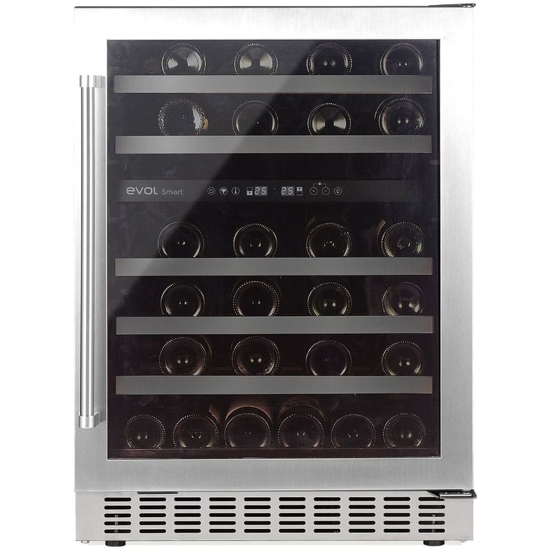 Adega-de-Vinhos-de-Embutir-Evol-46-Garrafas-Dual-Zone-110V-Abertura-Para-Esquerda-JC-145B127L-Cook-Eletroraro