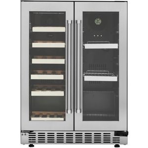 Adega e Cervejeira Evol 18 Garrafas Smart 116L Preta 220V JC-115DR220