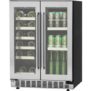 Adega e Cervejeira Evol 18 Garrafas Smart 116L Preta 220V JC-115DR220