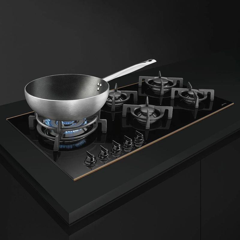 Cooktop-a-Gas-Smeg-Semiprofissional-Dolce-Stil-5-Queimadores-90Cm-Preto-220V-PV695LCNR-Cook-Eletroraro--4-