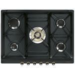 Cooktop-a-Gas-Smeg-Semiprofissional-Cortina-5-Queimadores-75Cm-Preto-220V-SR775AO-Cook-Eletroraro