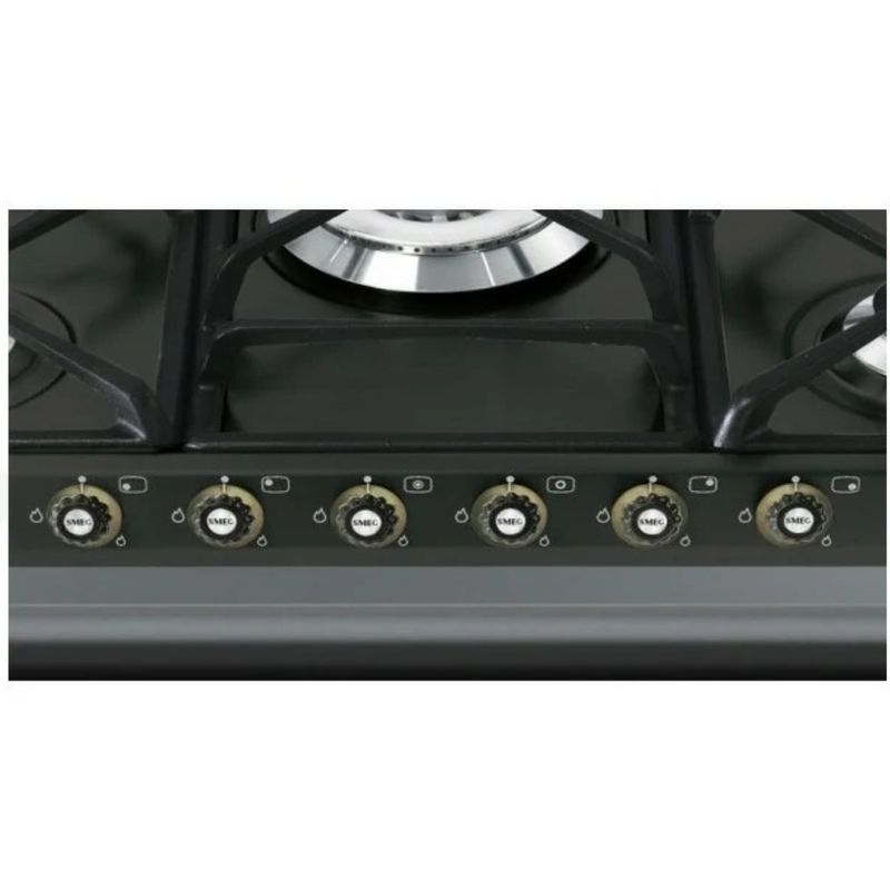 Cooktop-a-Gas-Smeg-Semiprofissional-Cortina-5-Queimadores-75Cm-Preto-220V-SR775AO-Cook-Eletroraro--4-