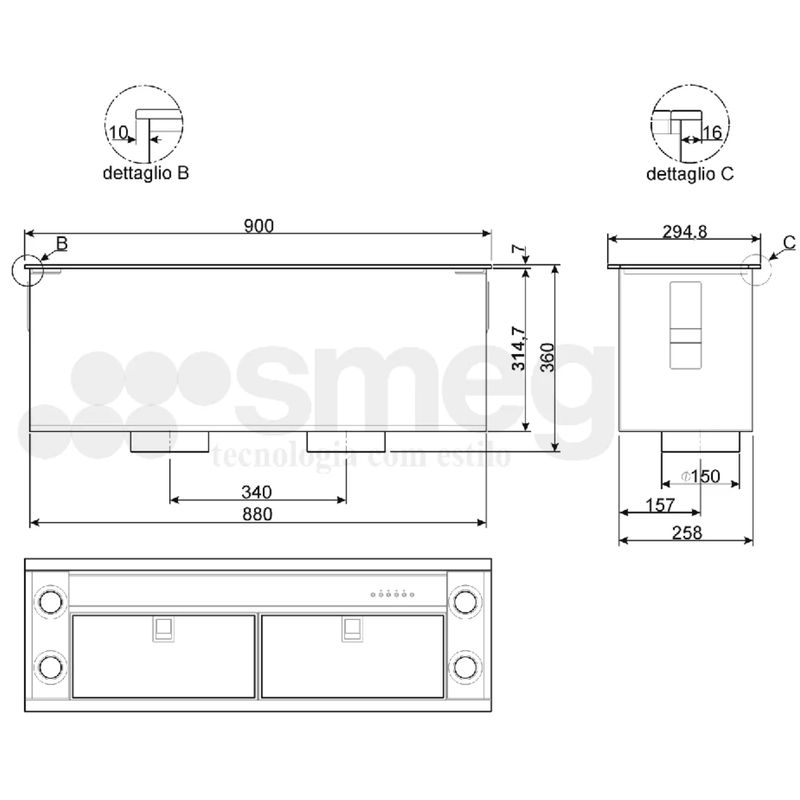Coifa-de-Embutir-Smeg-Universal-90Cm-Inox-220V-KDIAM90X-Cook-Eletroraro--3-