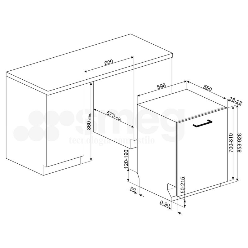 Lava-loucas-Smeg-de-Revestir-Classica-13-Servicos-60Cm-110V-STM8649P-Cook-Eletroraro--4-