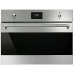 Micro-Ondas-e-Grill-Smeg-Combinado-de-Embutir-Classica-40L-Inox-220V-SF4301MXK-Cook-Eletroraro