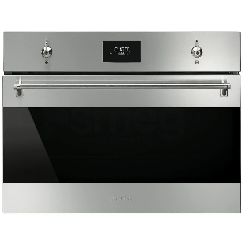 Micro-Ondas-e-Grill-Smeg-Combinado-de-Embutir-Classica-40L-Inox-220V-SF4301MXK-Cook-Eletroraro