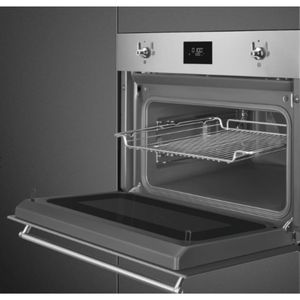 Micro-ondas e Grill Smeg Combinado de Embutir Clássica 40L Inox 220V SF4301MXK