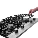 Cooktop-a-Gas-Fisher-Ferro-Fundido-4-Queimadores-Mesa-Vidro-Platinium-Bivolt-33800-92121-Cook-Eletroraro--4-