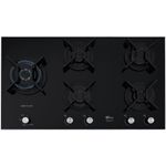 Cooktop-a-Gas-Fischer-Ferro-Fundido-Infinity-5-Queimadores-Mesa-Vidro-Preto-Bivolt-31800-82260-Cook-Eletroraro--2-
