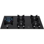 Cooktop-a-Gas-Fischer-Ferro-Fundido-Infinity-5-Queimadores-Mesa-Vidro-Preto-Bivolt-31800-82260-Cook-Eletroraro--3-