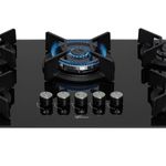 Cooktop-a-Gas-Fischer-Ferro-Fundido-Infinity-5-Queimadores-Mesa-Vidro-Preto-Bivolt-26298-57077-Cook-Eletroraro--4-