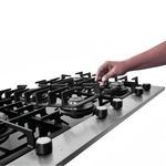 Cooktop-a-Gas-Fischer-Ferro-Fundido-5-Queimadores-Mesa-Vidro-Platinium-Preto-Bivolt-33810-92122-Cook-Eletroraro--4-