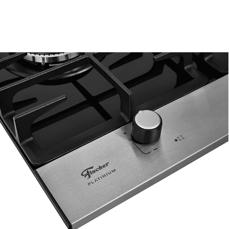 Cooktop-a-Gas-Fischer-Ferro-Fundido-5-Queimadores-Mesa-Vidro-Platinium-Preto-Bivolt-33810-92122-Cook-Eletroraro--6-