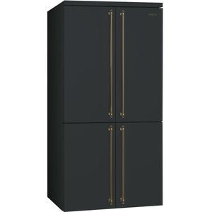 Geladeira Smeg Antracite Colonial 581L Preto 220V FQ60CAO5