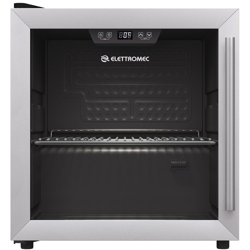 Frigobar-Elettromec-40-Litros-Inox-220V-FB-FS-40-XV-2ATA-Cook-Eletroraro