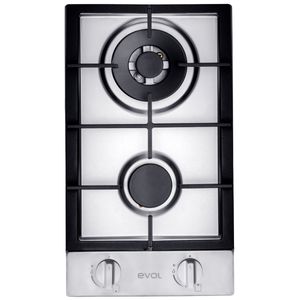 Cooktop a Gás Evol Siena Dominó 2Q Inox ECTGD2QM3A