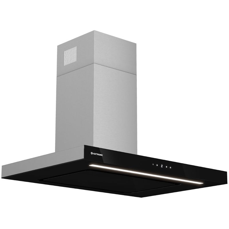 Coifa-de-Parede-Elettromec-Vetro-Connect-90Cm-Preta-Inox-220V-CFP-VTR-90-VP-2ATC-Cook-Eletroraro--3-