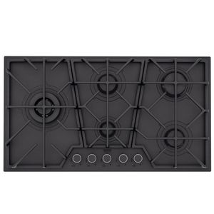 Cooktop a Gás Tramontina Penta Full Glass 5Q 90Cm Preto Bivolt 94731/194