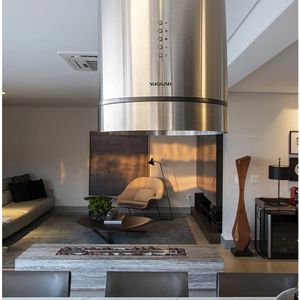 Coifa de Ilha Suggar Quartzo 35Cm Inox 110V TP3521IX