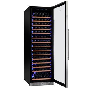 Adega Benmax 188 Garrafas Single Zone Inox 110V BAC188