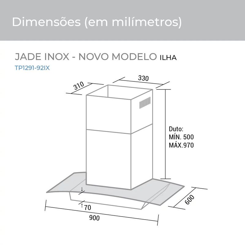 Coifa-de-Ilha-Suggar-Jade-90cm-Inox-e-Vidro-220V-TP0592IX-Cook-Eletroraro--2-