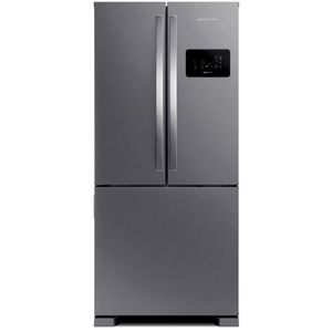 Geladeira Brastemp Frost Free French Door, Duplex, Inox, 554L, Design Único, A+++, Modelo 110V BRO85AKANA