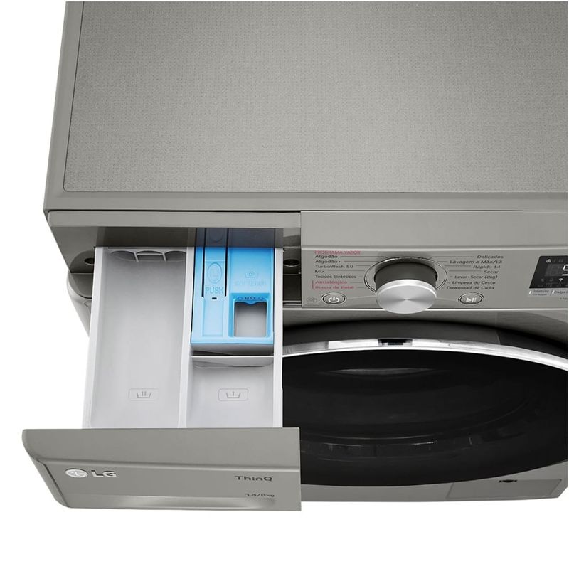 Lavadora-e-Secadora-LG-VC4-IA-14KG-Inox-Look-110V-CV5014PC4-Cook-Eletroraro--8-