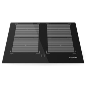 Cooktop de Inducação Elettromec 4Q 60cm Preto 220V CKI-4Q-60-CI-2KSA