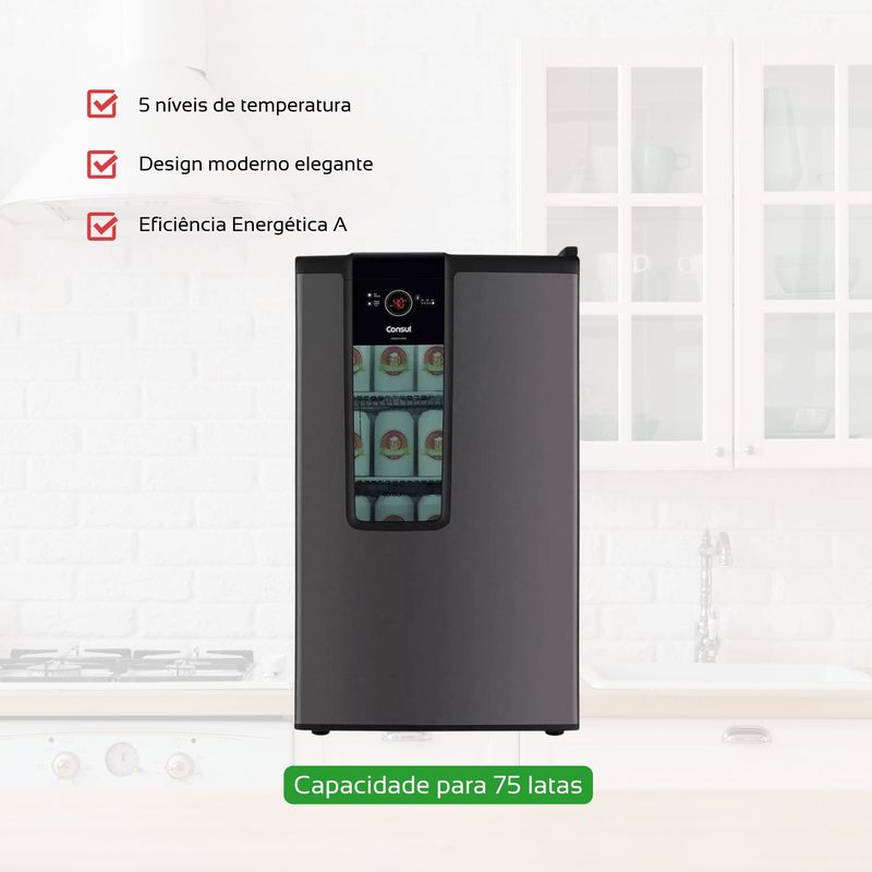 Cervejeira Consul Titanium 110V, Capacidade 82L, 75 Latas, Eficiencia Energetica A, Sistema Frost Free, Modelo CZD12ATANA.jpg