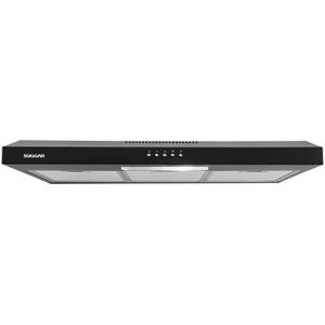 Depurador de Ar Suggar Slim 80 cm Preto 110V, Design Compacto, Sucção Eficiente, Remove Odores, Modelo DPS181PT
