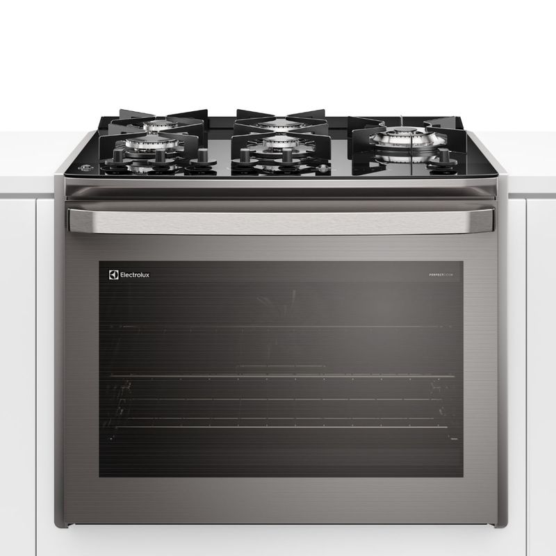 Fogao-Electrolux-FE5EC-de-Embutir-PerfectCook360-Vaporbake-5-Queimadores-Cinza-110V-33051FBA185-Cook-Eletroraro
