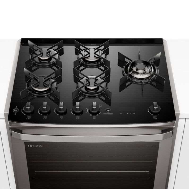 Fogao-Electrolux-FE5EC-de-Embutir-PerfectCook360-Vaporbake-5-Queimadores-Cinza-110V-33051FBA185-Cook-Eletroraro--3-