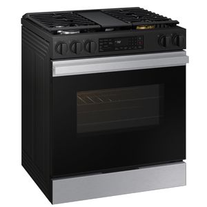 Fogão Samsung 5Q Série 3 Wi-Fi e Air Fry 170L Preto Inox 110V NSG6DG8300SRAZ