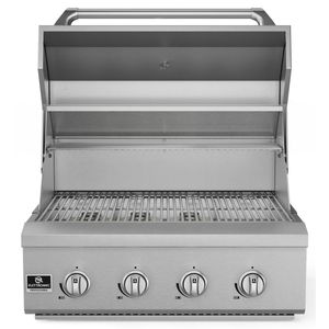 Churrasqueira a Gás Elettromec Profissional 30 Polegadas 4Q 76Cm Inox BBQ-4Q-30-XP-NHUB