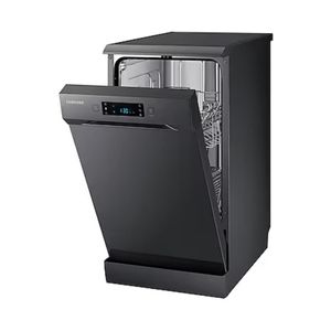 Lava-Louças Samsung Inox Preta 10 Serviços 110V, Compacta e Eficiente, Modelo DW50C6070FG/AZ