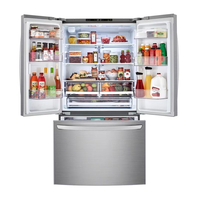 Geladeira-Smart-LG-French-Door-695-Litros-Inverse-Inox-110V-GM-B298NLNH