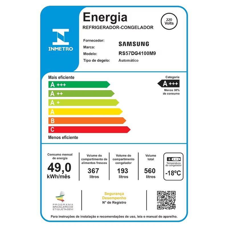 Geladeira-Samsung-Side-by-Side-560L-Inox-110V-RS57DG4100M9AZhings-inox-127v