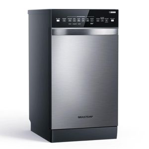 Lava-Louças Brastemp Inox 10 Serviços com Painel Touch e Ciclo Pesado – BLF10BRBNA 220V
