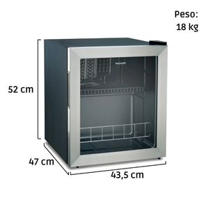 Frigobar Suggar 46L Inox 110V FB4611IX