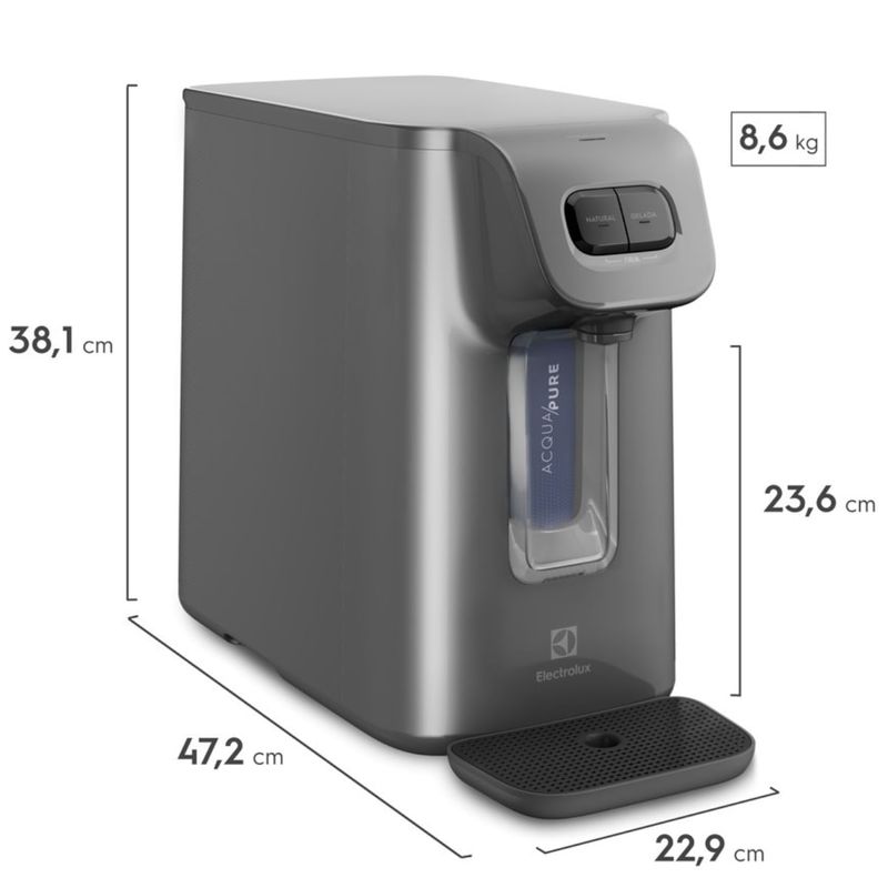 Purificador-de-Agua-Electrolux-com-Compressor-PC01X-Grafite-110V-P30EBA51N09-Cook-Eletroraro--3-