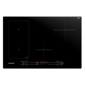 Cooktop de Indução Brastemp 4Q Flexizone Preto 220V BDJ77BEBNA