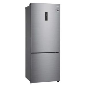 Geladeira LG Bottom Freezer Inverse 451L Platinum 110V, Sistema Inverter, Alta Capacidade, Moderno, Modelo GC-B569NLLM