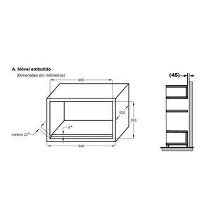 Micro-ondas Panasonic de Embutir 30L Inox 220V, Forno Elétrico com Função Grill, Design Moderno e Prático, Modelo NN-GB68HSRUK