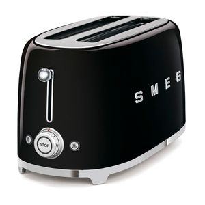 Torradeira Smeg 4F Anni 50 Preta 220V TSF02BLEU