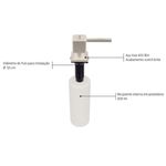 Dosador Sabao Tramontina 500ML Square 304 Inox 94517_006 -2-