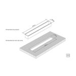 Escorredor Tramontina Canal Organizador 105Cm Inox 94534_003 -3-