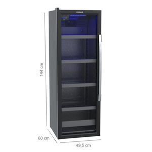 Cervejeira Venax Blue Light 200 Litros Preto 110V 32167