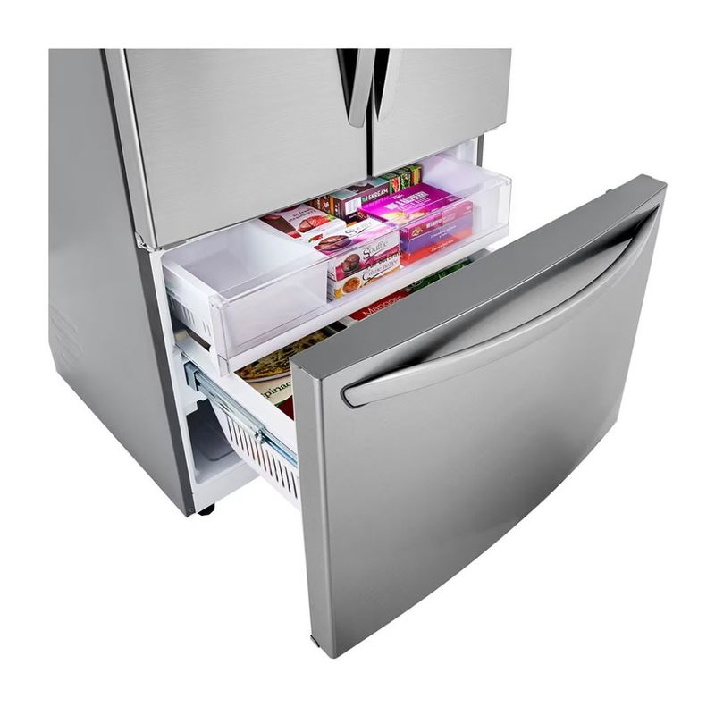 Geladeira-Smart-LG-French-Door-695-Litros-Inverse-Inox-110V-GM-B298NLNH