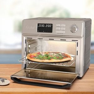 Forno Elétrico Oster Multifunção com Air Fryer 25 Litros 10x1 Inox 110V OFOR250-127